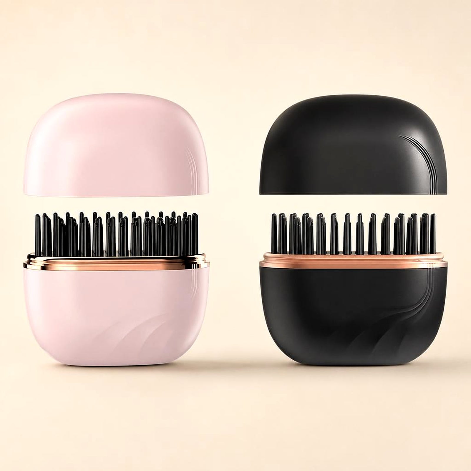 Rosslyn Sleek Brush in black and pink